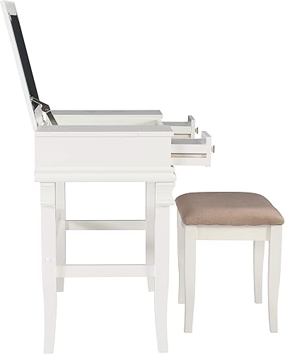 Miniatura 15 de Juego de tocador para habitación Linon Angela, Blanco