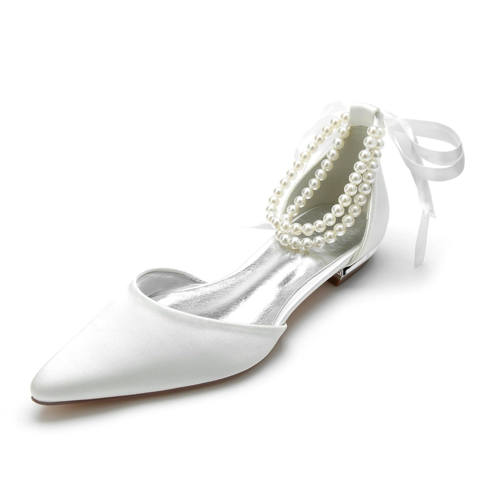 Damen Bequem Abend Schuhe mit Schleif Braut Hochzeits Pumps