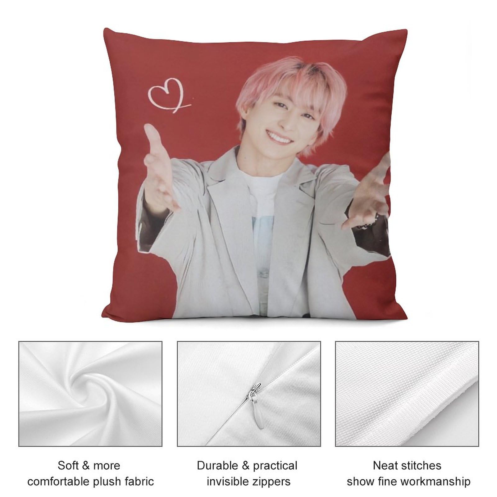 Amazon｜佐久間大介 抱き枕カバー クッションカバー 枕カバー 可愛