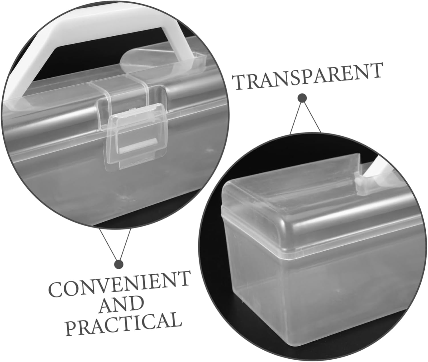 Reusable Cake Roll Carrier PP Box for Fresh Storage