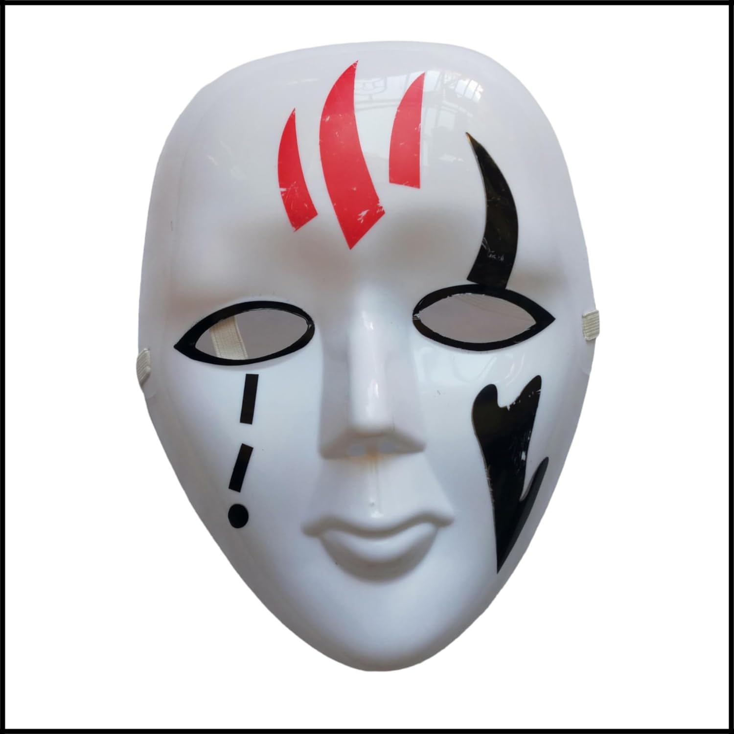 Salvus APP SOLUTIONS Multicolor Plastic Fancy Scary Face Mask/Costume Mask For Kids, Men & Women (6x8 Inch) (Anonymous) (B09BNLLHT1) Amazon Price History, Amazon Price Tracker