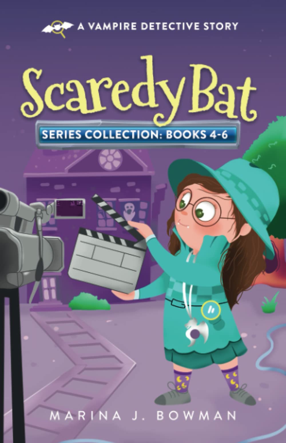Scaredy Bat Books 4-6 Series Collection: Illustrated Vampire Detective Stories for Kids (Scaredy Bat Collection)