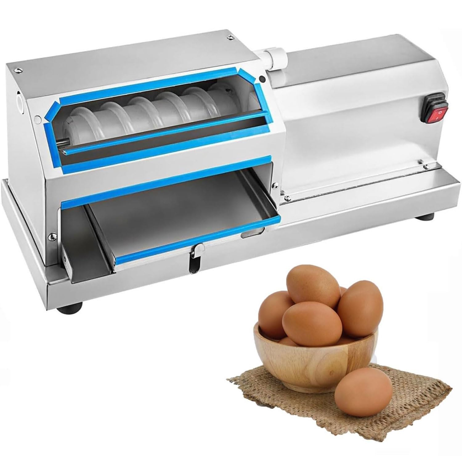 Éplucher les oeufs de caille sans effort avec cette machine électrique 40 kg/h