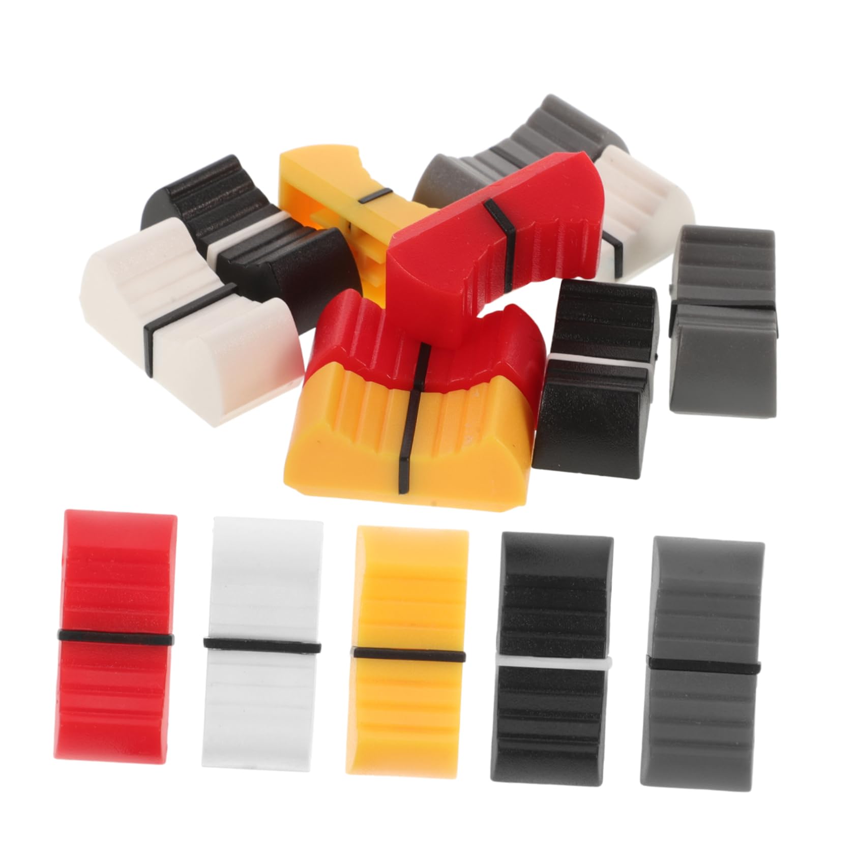 Toyvian 250pièces Caps De Remplacement Pour Glissières De Console De Mixage Accessoires De Panneau Sonore Pour Dj Et Équipement Audio