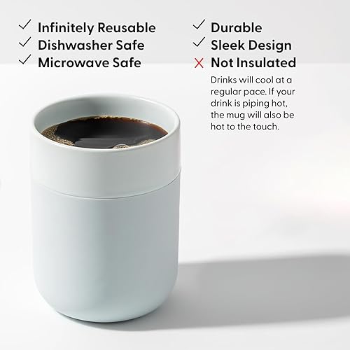 Miniatura 5 de W&P Porter - Taza de cerámica con funda protectora de silicona