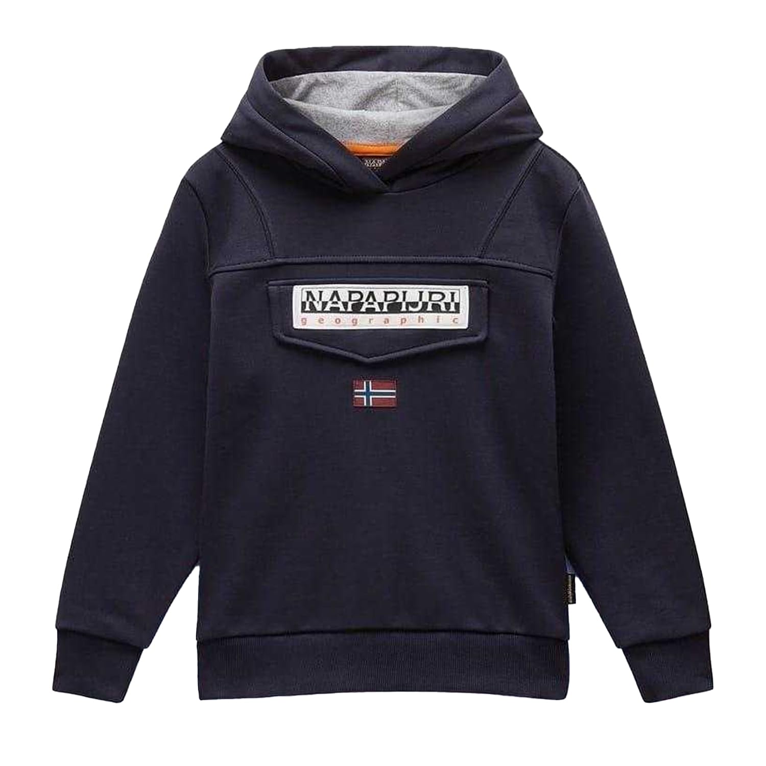 Napapijri Boys Blue Burgee Hoodie  in Size 14 - 16 Years, Sports Direct