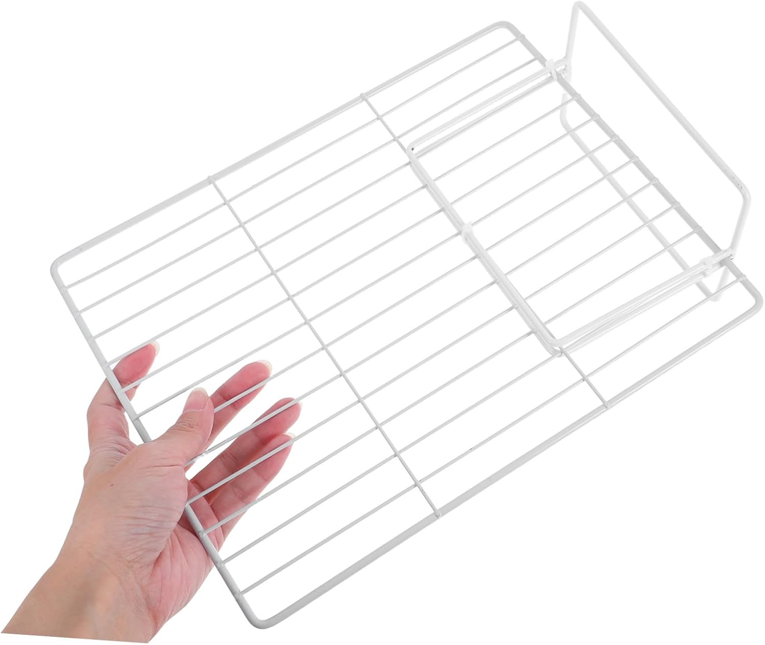 2pcs Adjustable Metal Freezer Dividers Versatile Storage Separators for Refrigerators and Freezers Easy Installation Fit for Organized Kitchen and Rv Storage