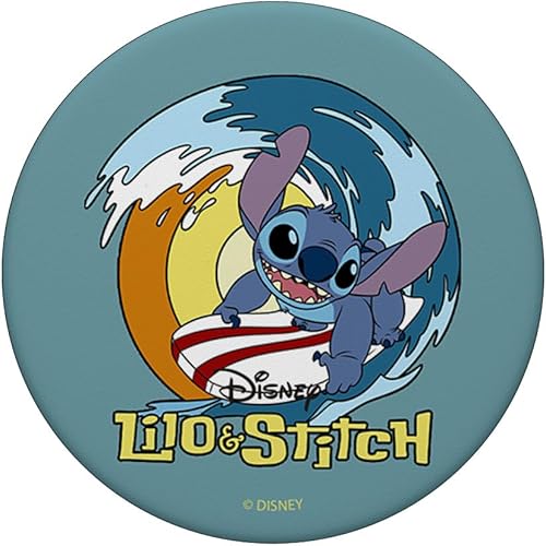 Miniatura 3 de Disney Lilo & Stitch - PopSockets de punto de surf PopGrip agarre intercambiable para teléfonos y tabletas