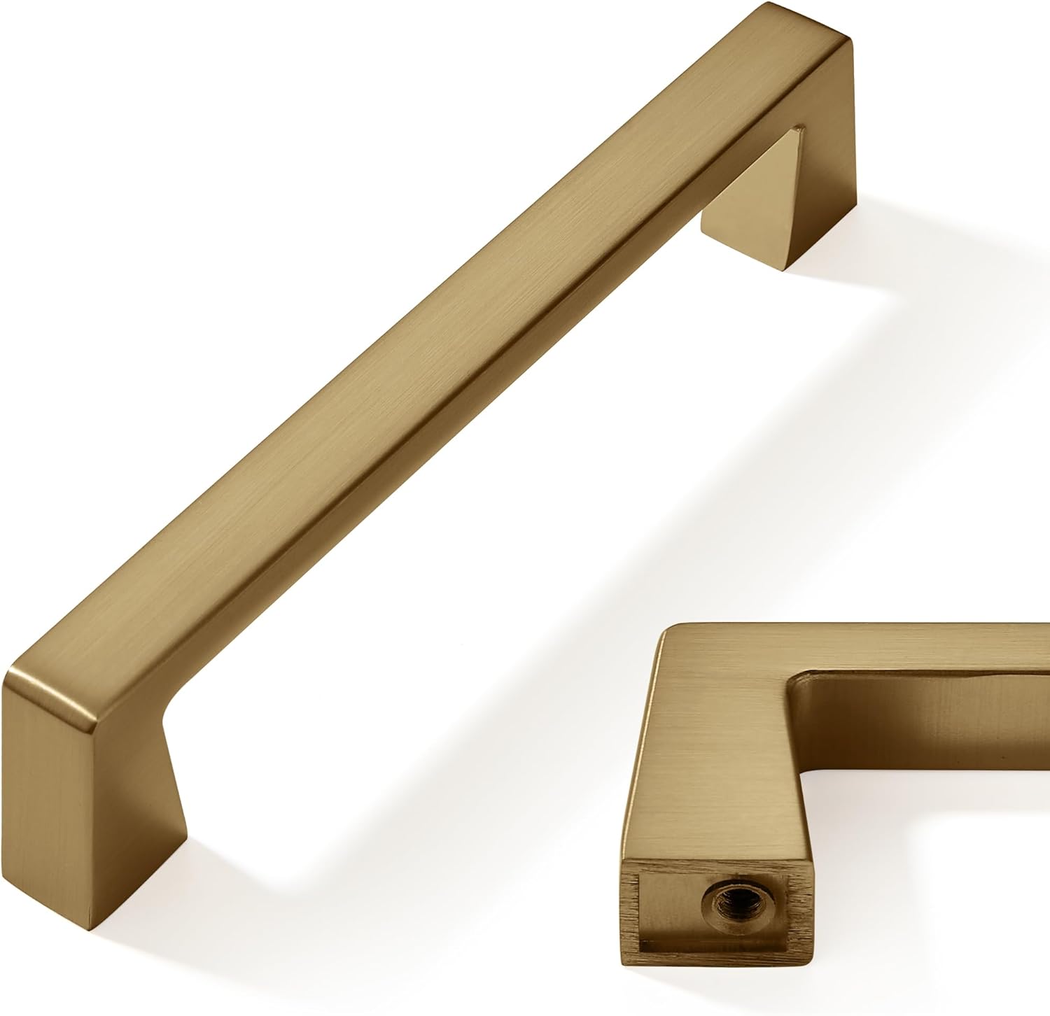 CABDM 10 Pack 5 Inch Kitchen Handles Champagne Bronze