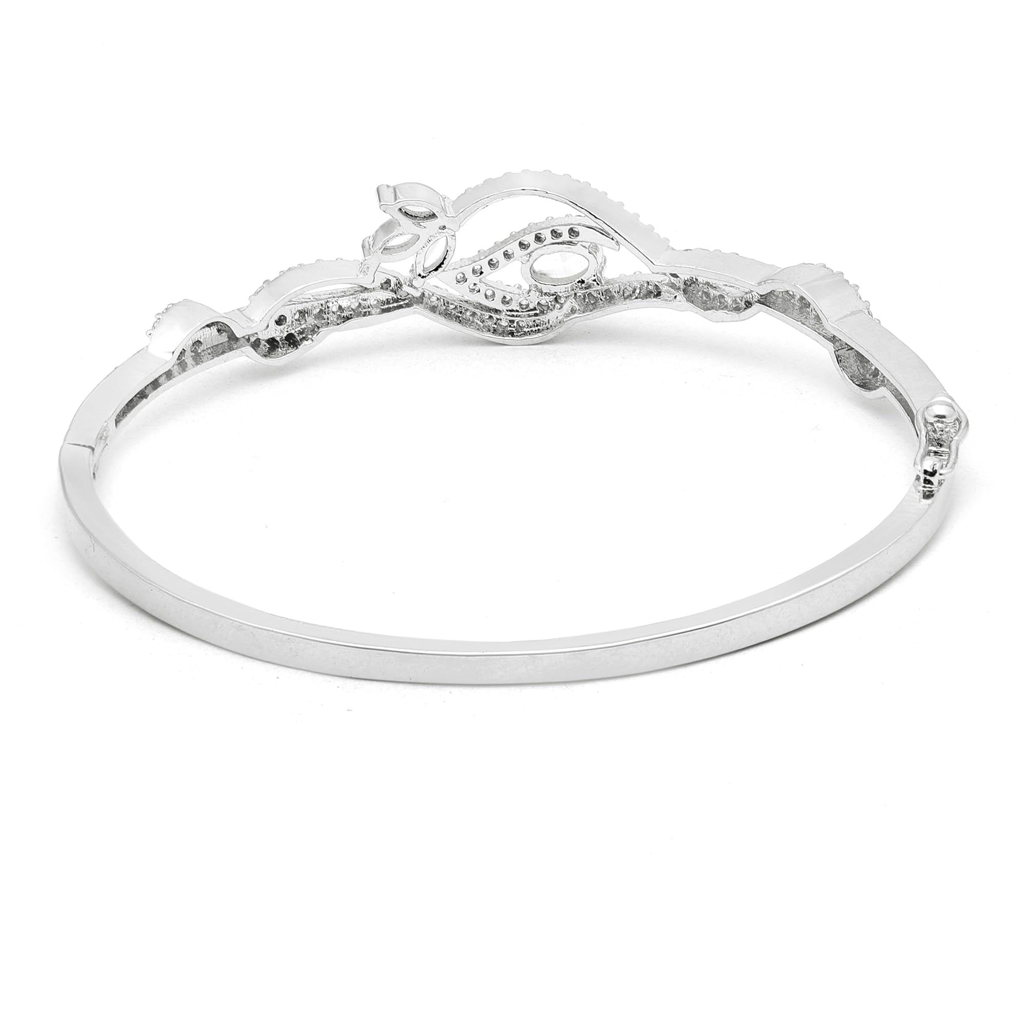 Handcrafted Rose Gold-Plated Charm Kada Bracelet