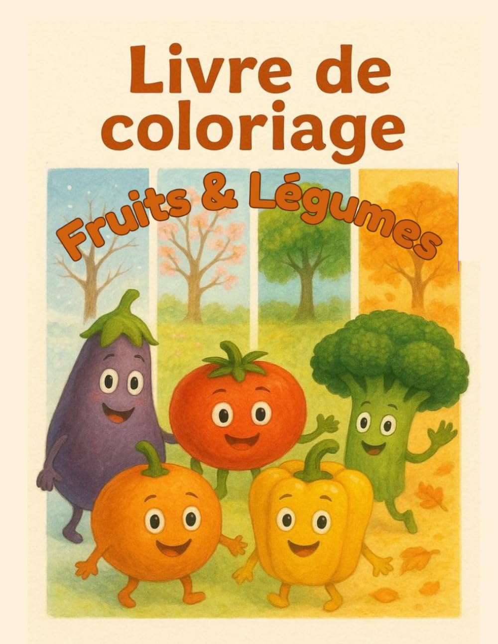 Livre de Coloriage: Fruits & Légumes