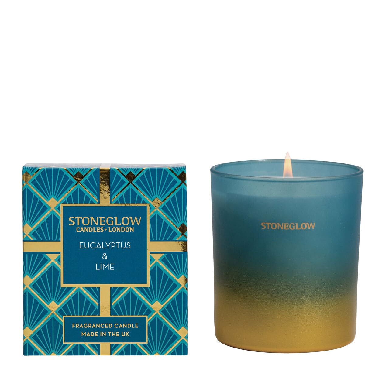 Stoneglow Candles Seasonal Tumbler Candle - Eucalyptus & Lime