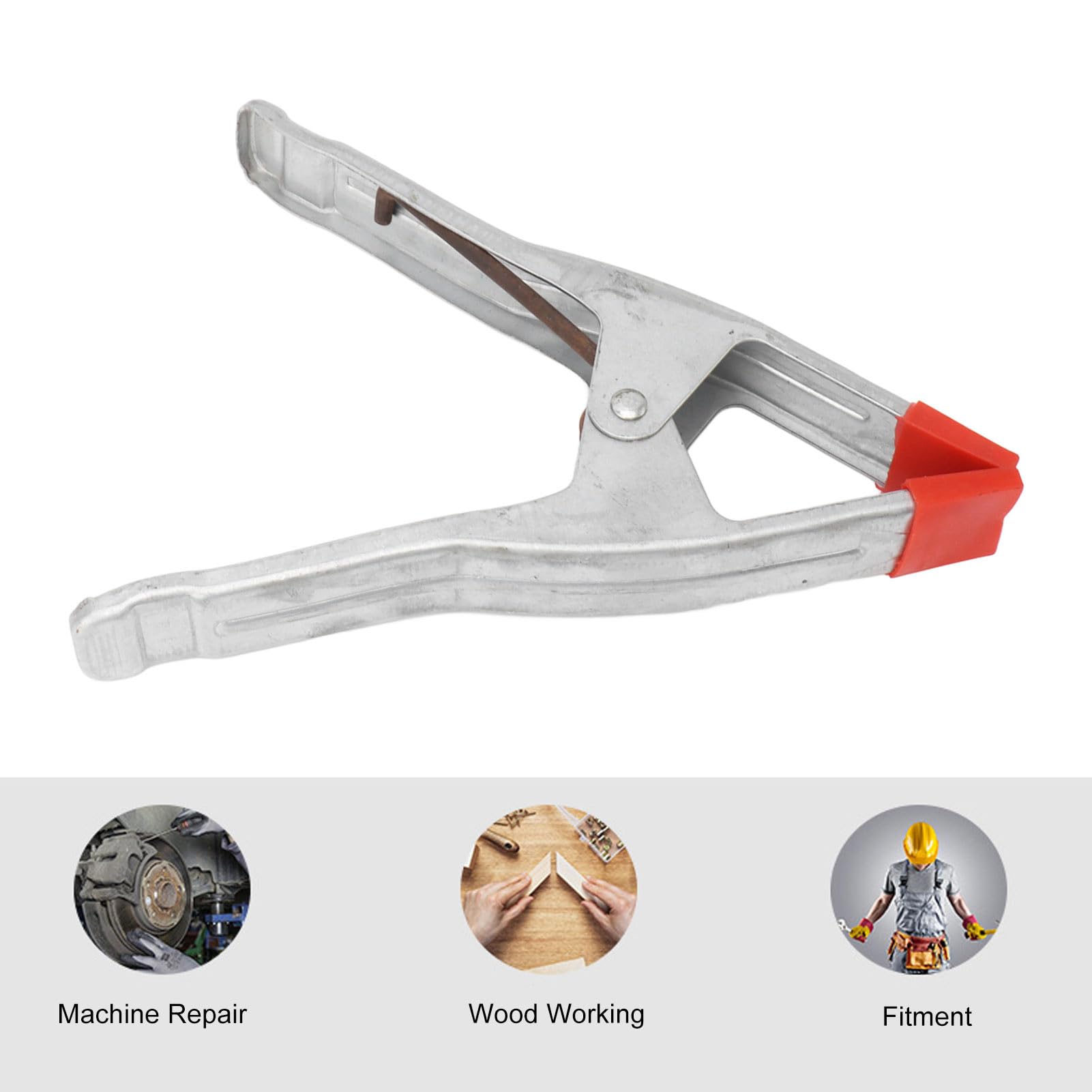 Cyrank Spring Clamp, Heavy Duty Spring Metal Spring Clamps, 9 Inch a Clamps, Hand Squeeze Clips - Image 3