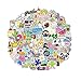 100 PCS Autocollant Paquet étanches, Autocollant Mignons Girly Kawaii, Vinyle Stickers pour Ordinateur Portable Bouteille D'eau Téléphone Skateboard Bagages Vélo