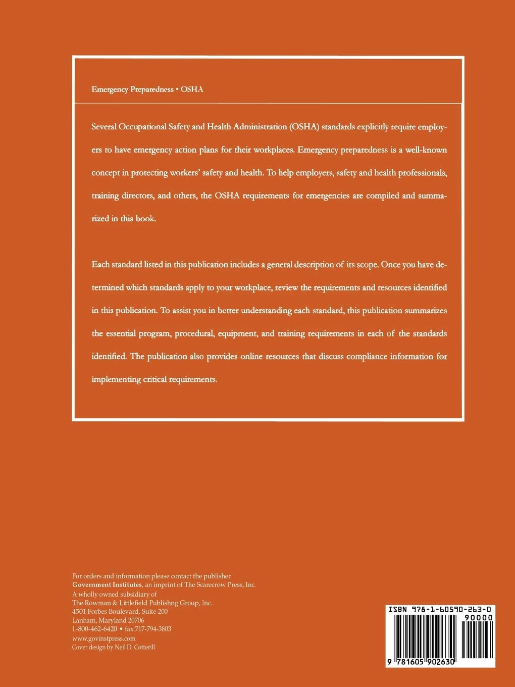 Principal Emergency Response and Preparedness: Requirements and Guidance
