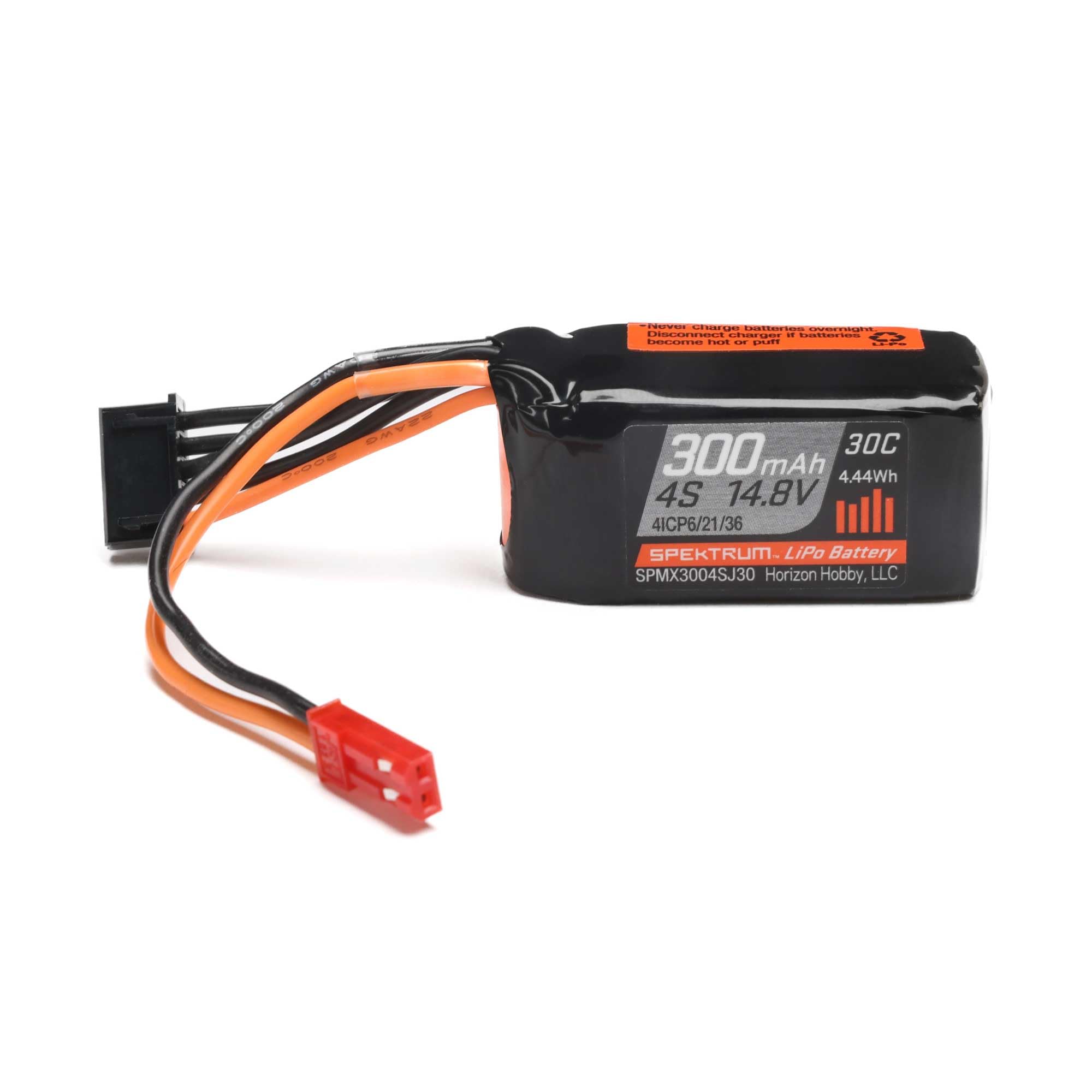 Amazon.com: Spektrum Accessories 4S 14.8V 300mAh 30C LiPo