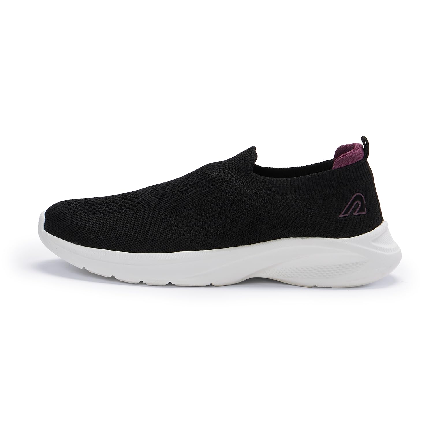Breathable Slip-On Women Walking Shoes with Knit Upper,Memory Foam Insole, Eva Outsole & Padded Heel for All-Day Comfort & Support Slip On Shoes Woman