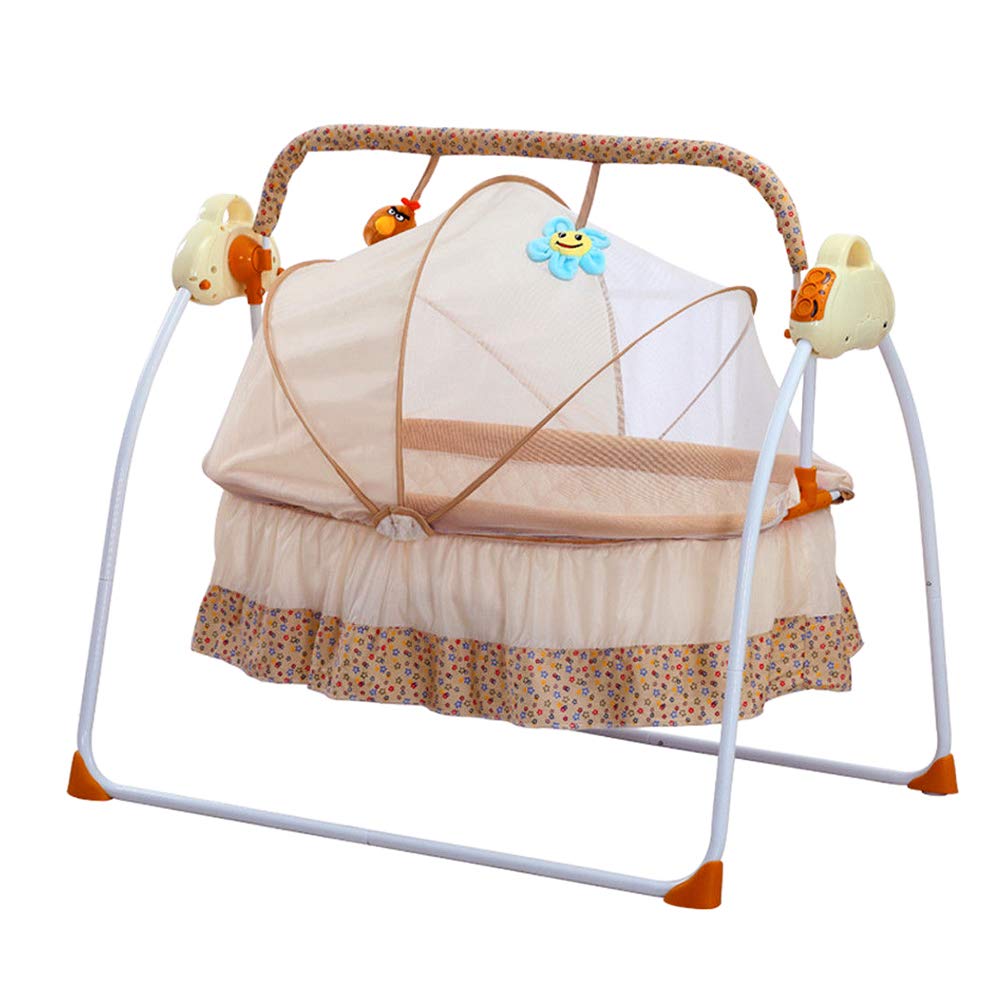 Buy TBVECHI Electric Baby Swing, Electric Crib Baby Swing Rocker Cot Infant ing Bed