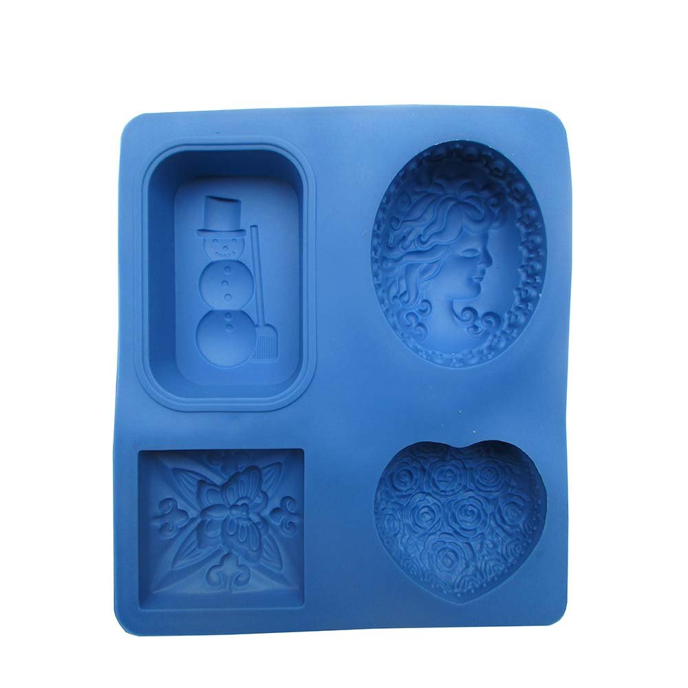 Silicone Mould Tray for Chocolate Biscuit Cake Muffin Candle Soap
