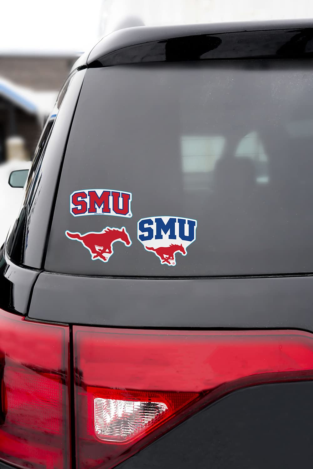 SMU Mustangs Vinyl Decal - 3 Inch Premium Quality Sticker For Cars, Laptops & Windows