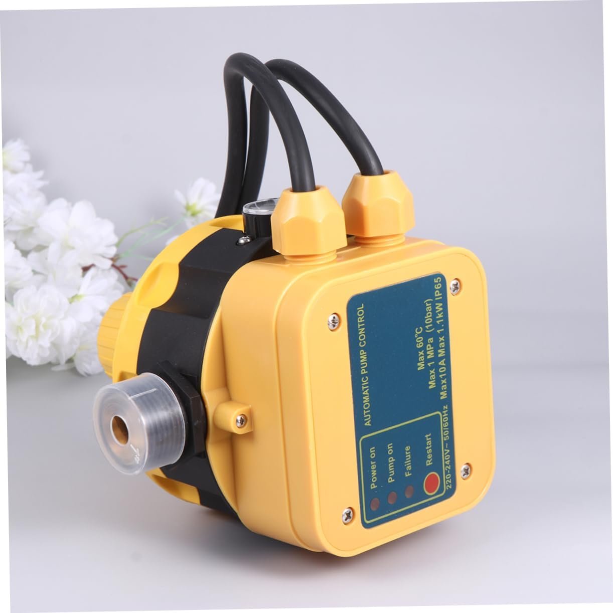 POPETPOP Electronic Pressure Controller Automatic Water Pump Submersible Pump for Outdoor Use