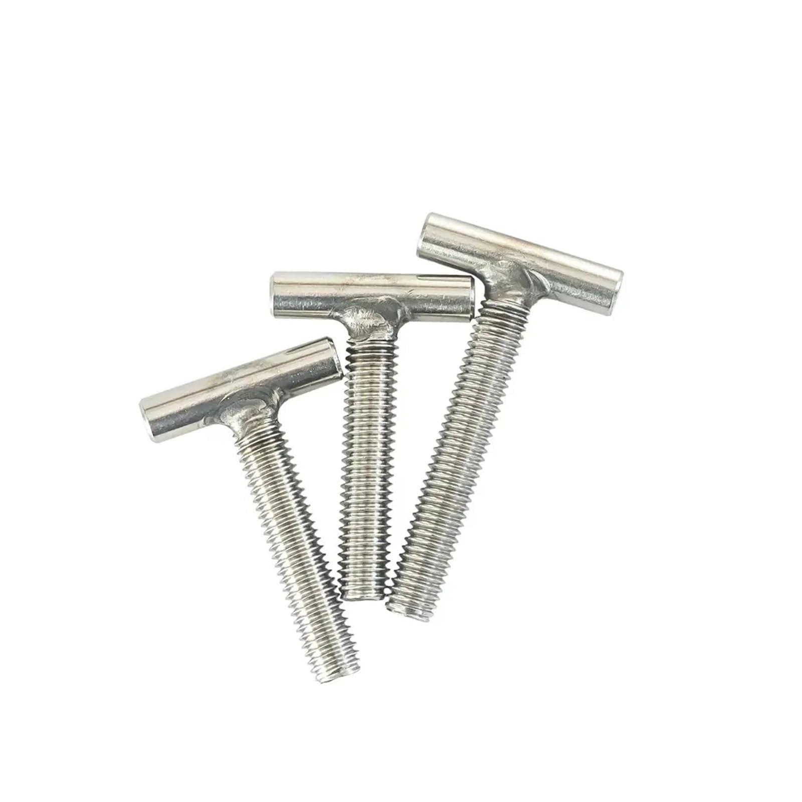 Vis en T, Lot de 2 boulons de serrage à tige filetée en T M10 40-150 mm, en acier inoxydable GB37 304, à rainure en T(M10*150mm)
