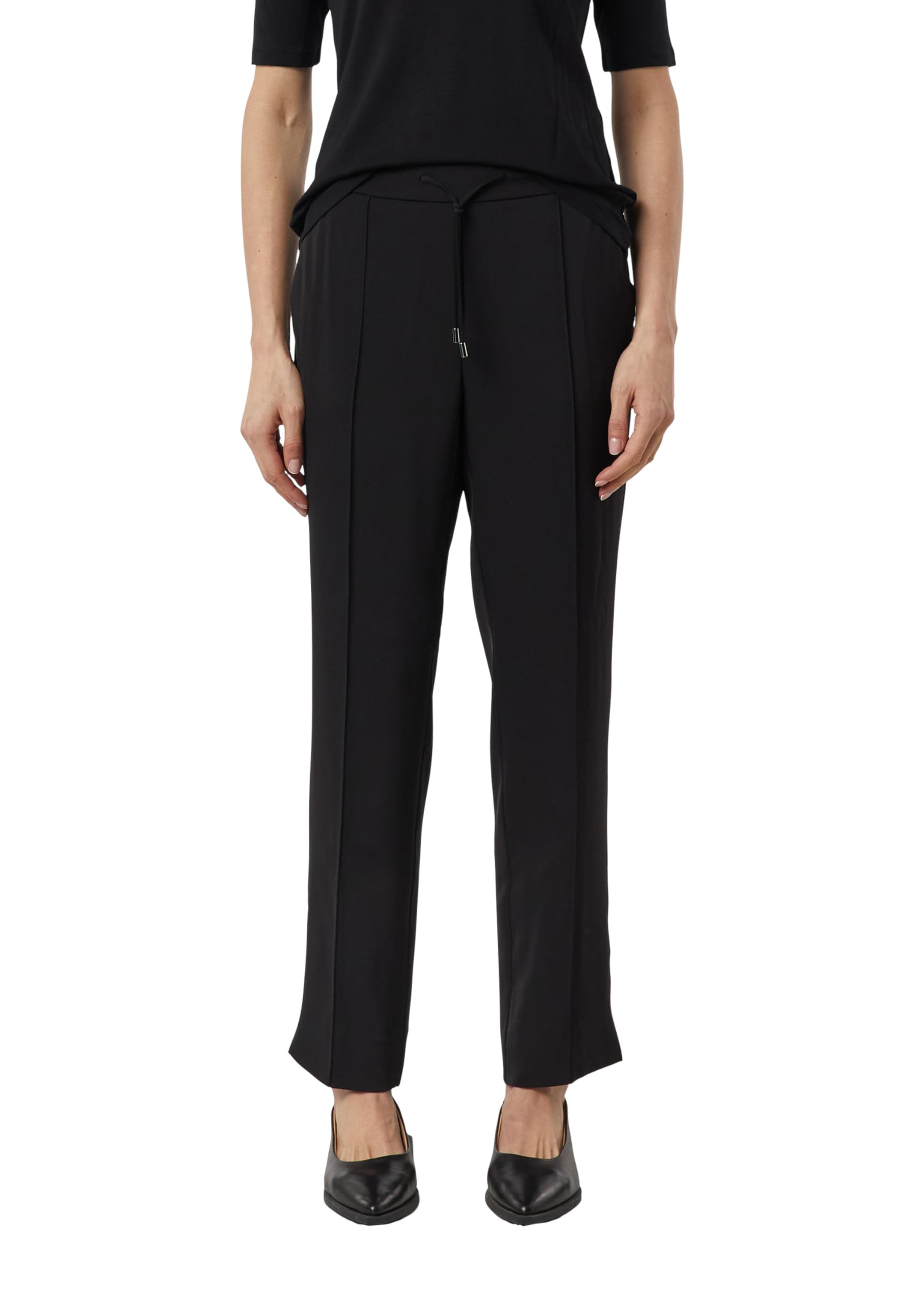 Comma Jogpants mit Elastikbund und Biesen-Detail