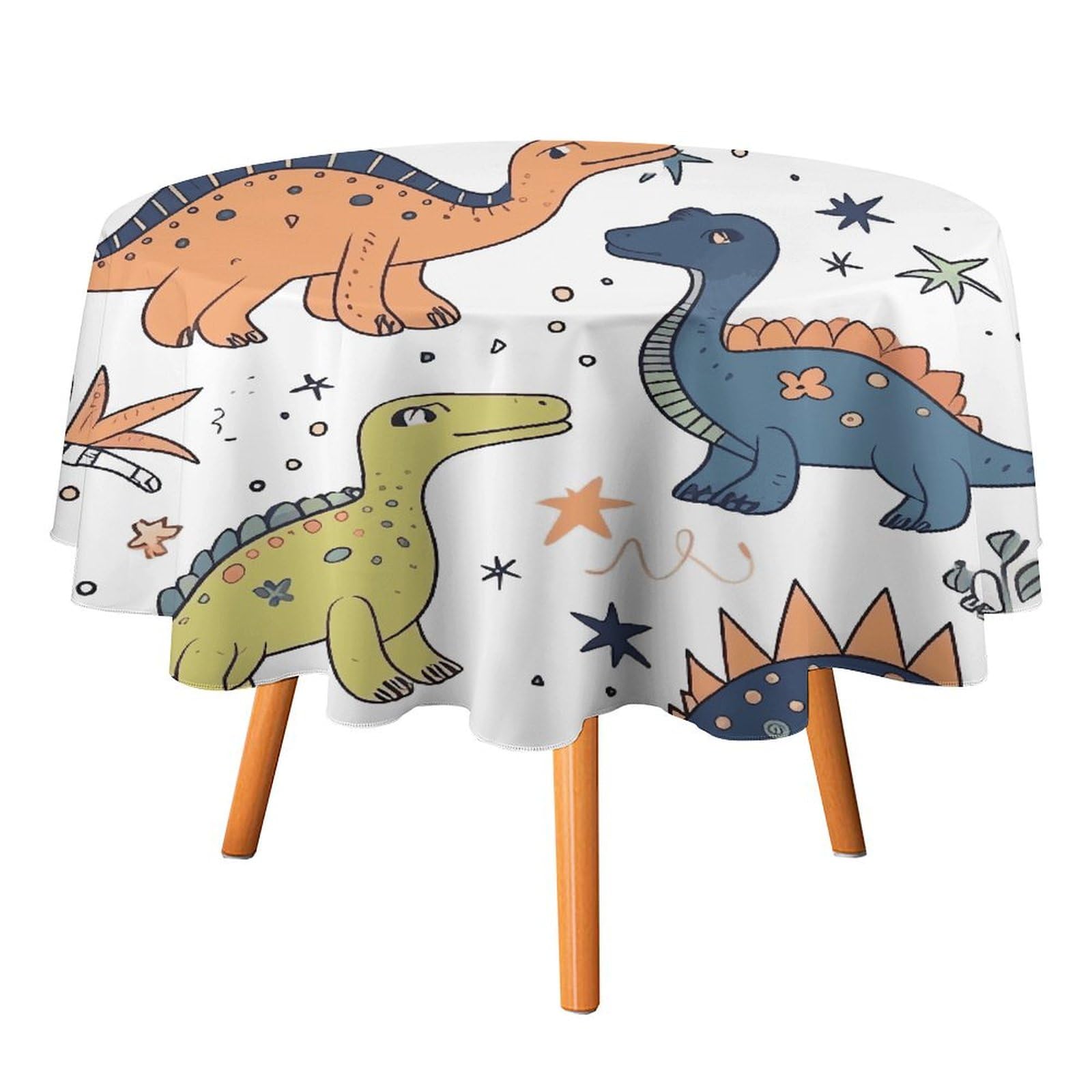 Nappe ronde dinosaures étanche idéale pour le pique-nique en plein air et le jardin