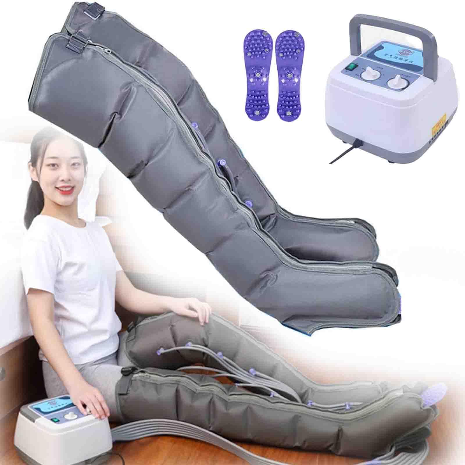 Stivali per pressoterapia a 6 cavità per il recupero, massaggiatore a compressione d'aria per gambe, vita e braccia, migliora la circolazione, allevia il dolore e rilassa, strumento per il massag