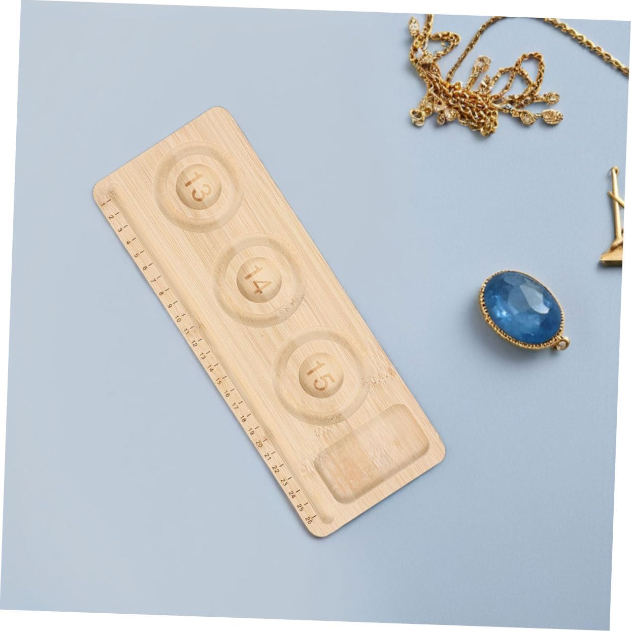 2pcs Wooden Bead Tray for Bracelet Making Multi Compartment Jewelry Design Board for Organizing Beads Durable Beading Mat for DIY Crafting and Anklet Creation