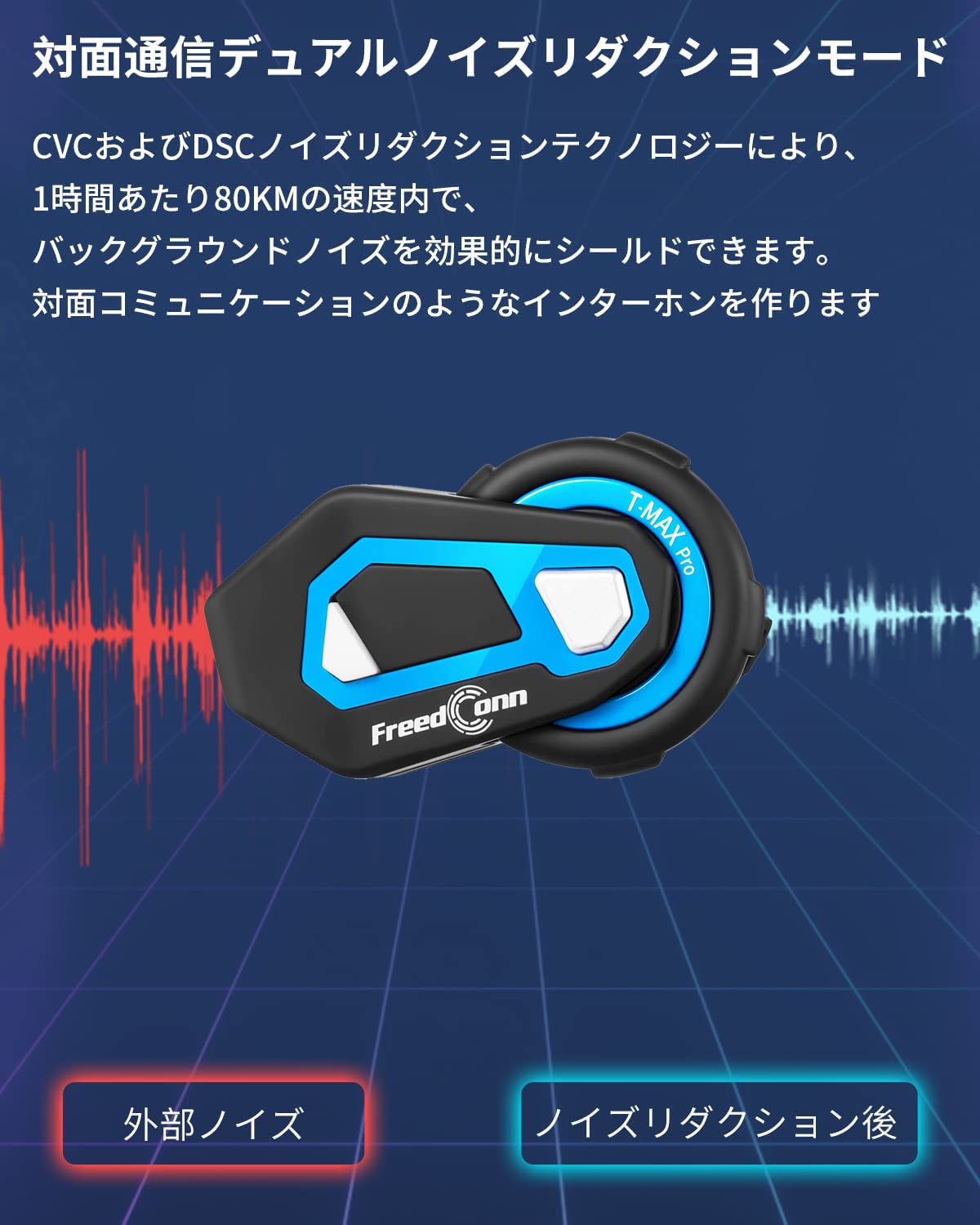 Amazon | FreedConn TMAX-Proインカム インターカム, 6人同時通話 FM