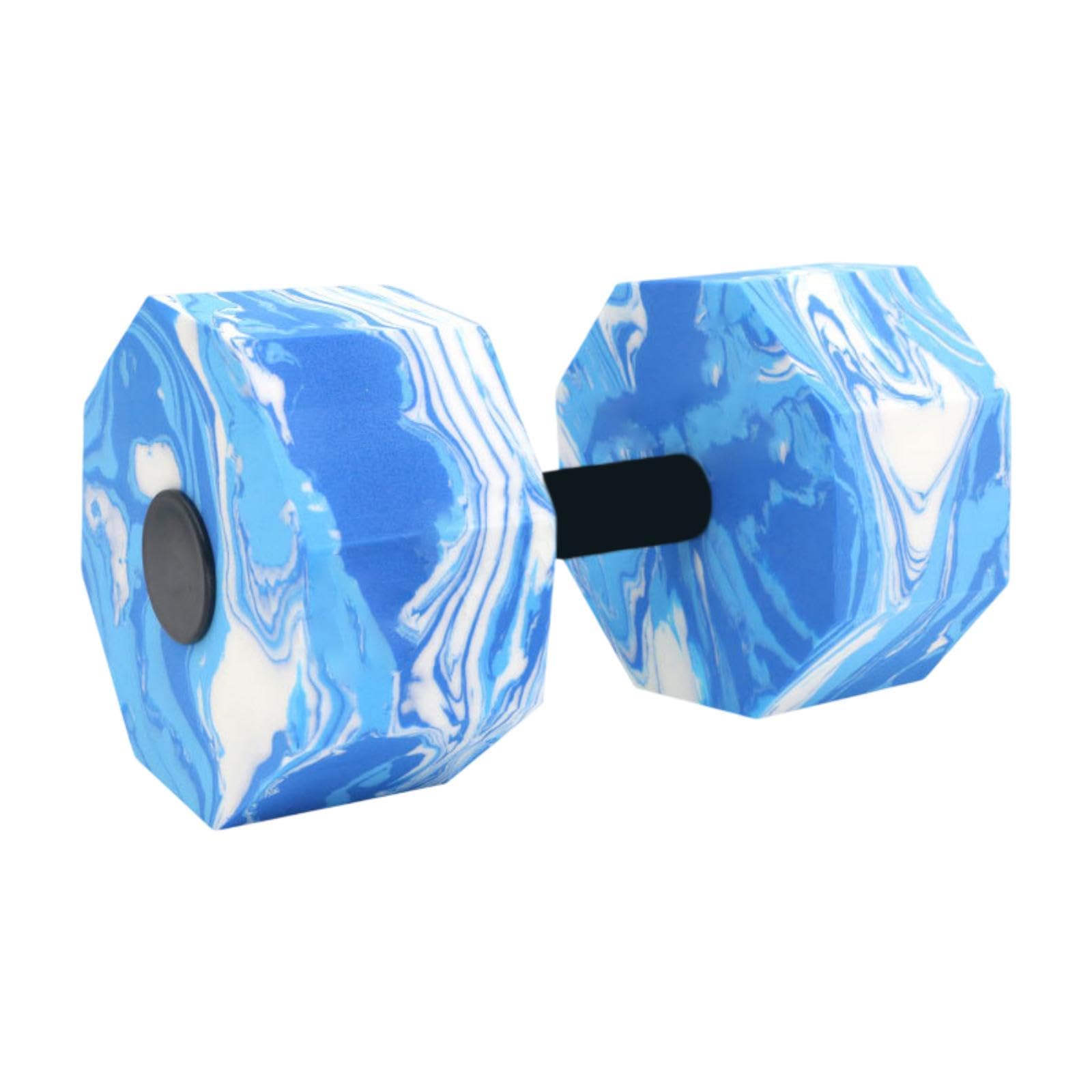 Vaveren ,Aquatic Dumbbell,Hand Bar, Training Aquatic Bar Float for Water Aerobics Weight Water Aerobics for Men Women, Blue White