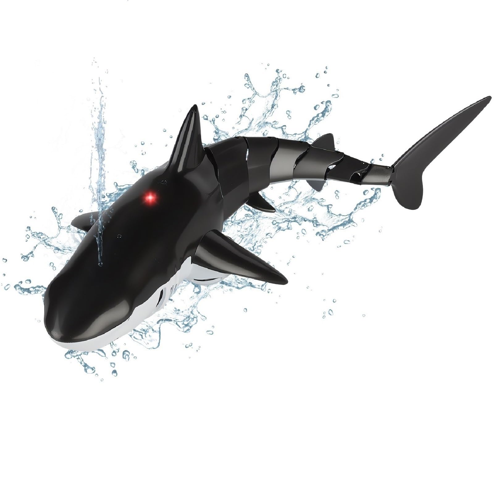 Remote Control Shark Toy, RC Simulation Shark Diving Toys, USB Rechargeable Remote Control Water Toys