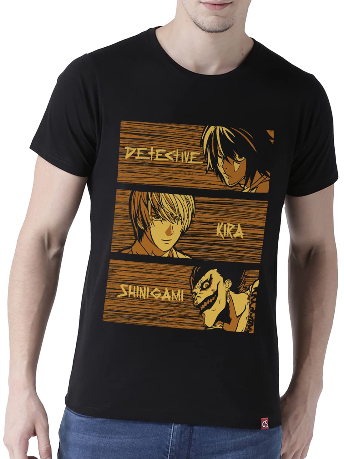 FADDY NATIVE Death Note Anime Tshirt Unisex Kira Printed Deathnote T-Shirts