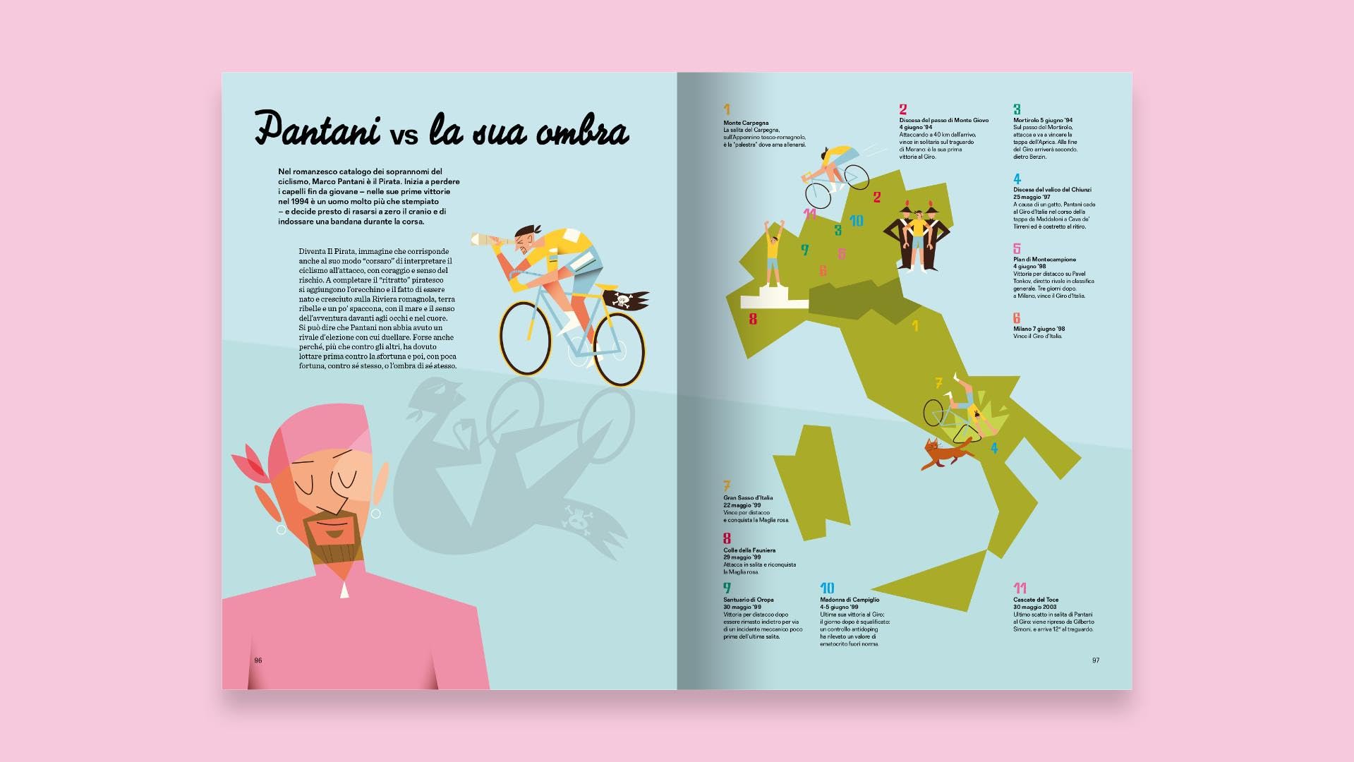 Il giro d'Italia illustrato. Ediz. a colori