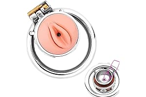 Realistic Vagina Chastity Cage: Male Cock Cage with Inverted Ventilation