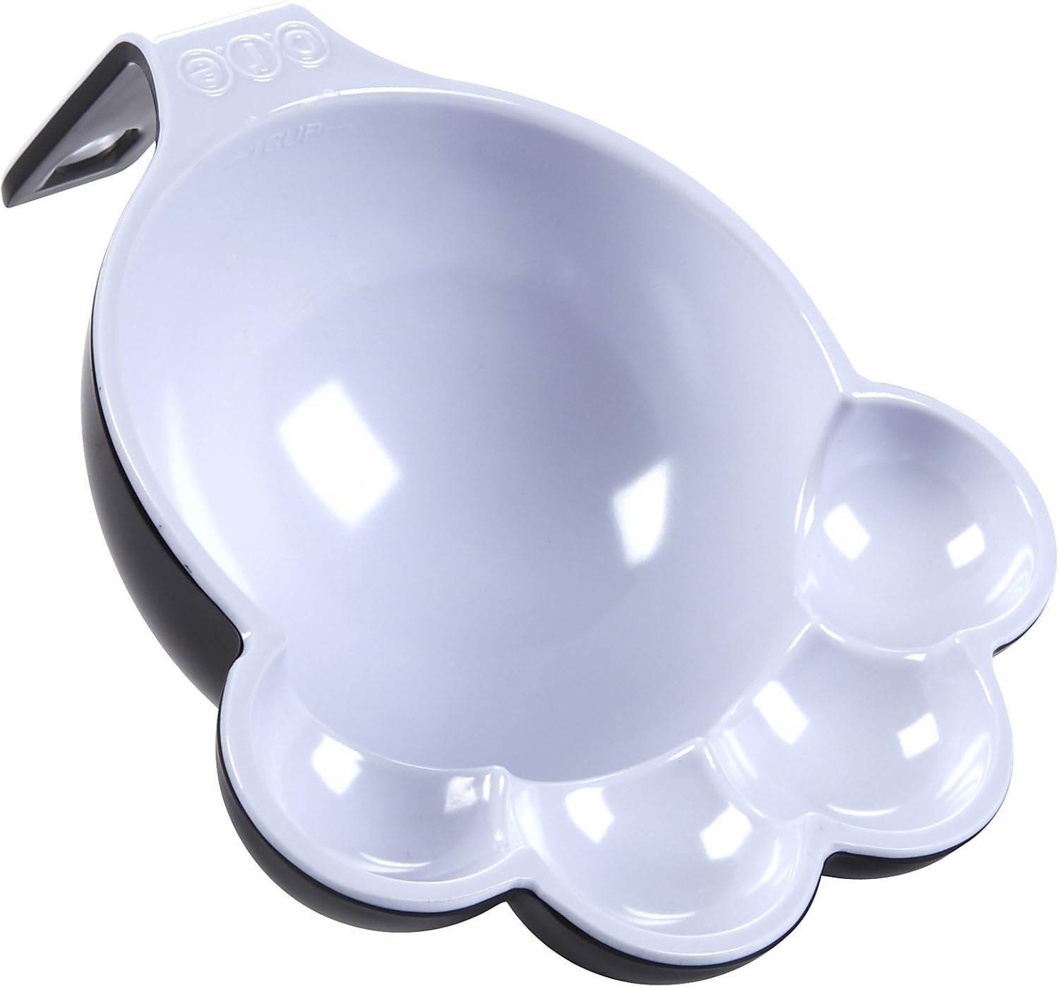 ORE Pet Black & White Two Tone Large Pet Food Scoop, ST076