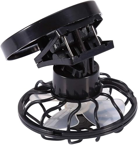 Miniatura 2 de Ventilador solar eléctrico mini clip en ventilador solar aire acondicionado ventilador de célula de refrigeración ventilador de viaje camping