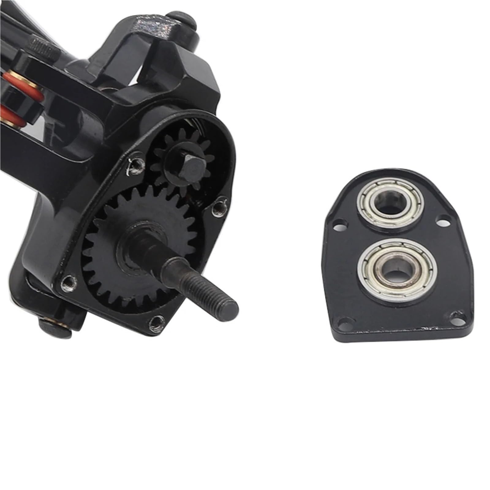 Oś przednia do 1/10 Axial Capra część do samochodu RC RC akcesoria samochodowe części zamienne RC część do modernizacji RC Hop-upy(Silver)
