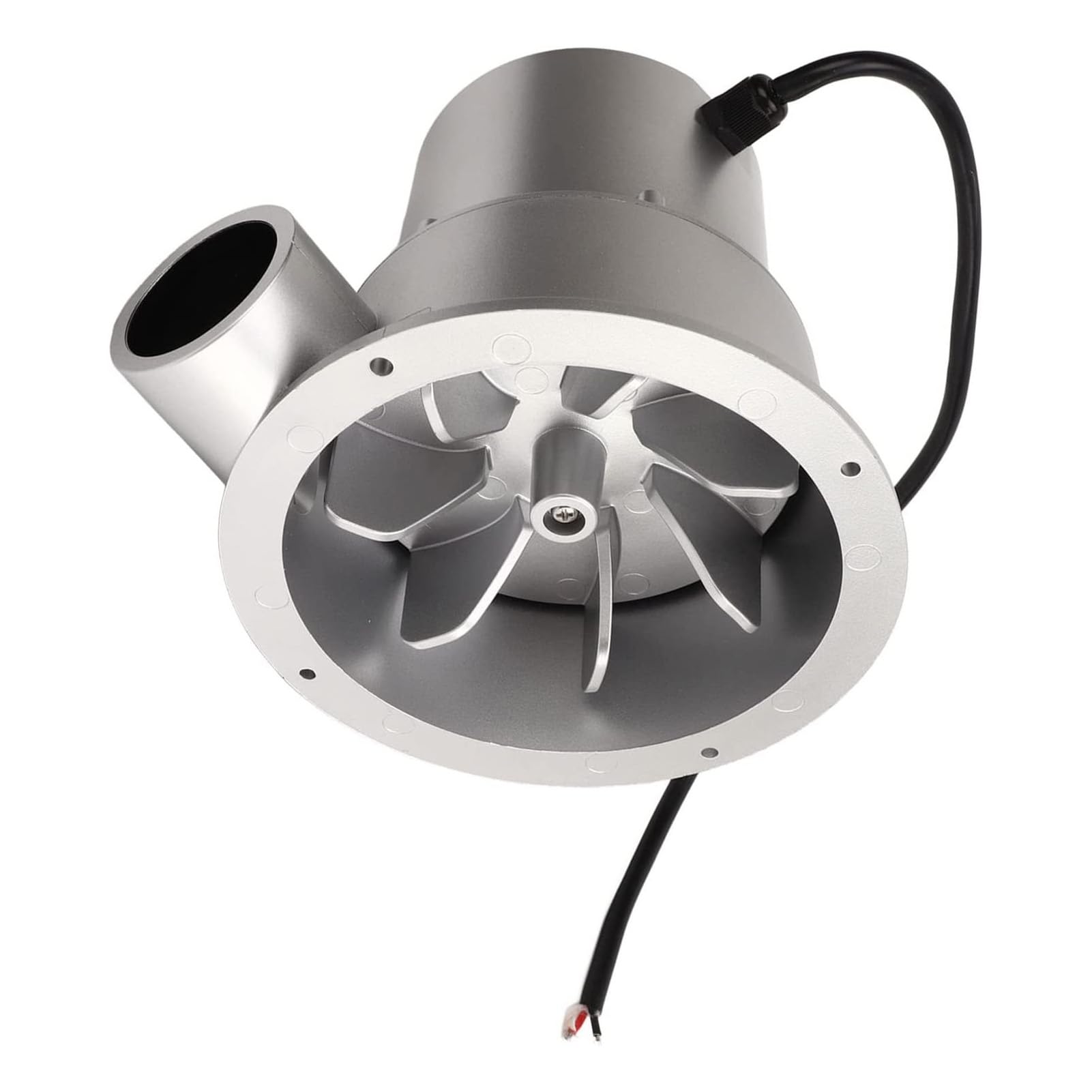 Buachois 100 W Generador Hidráulico de Turbina de Agua con Imán Permanente | 16.8 * 9.8 * 15.1 cm DC 18V Motor Sin Escobillas Magnético Cargador de Batería de 12V Micro Generadores para Exteriores