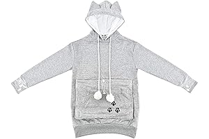 Bocianelli Mewgaroo Kangaroo Pet Holder Kangaroo Pouch Hoodie