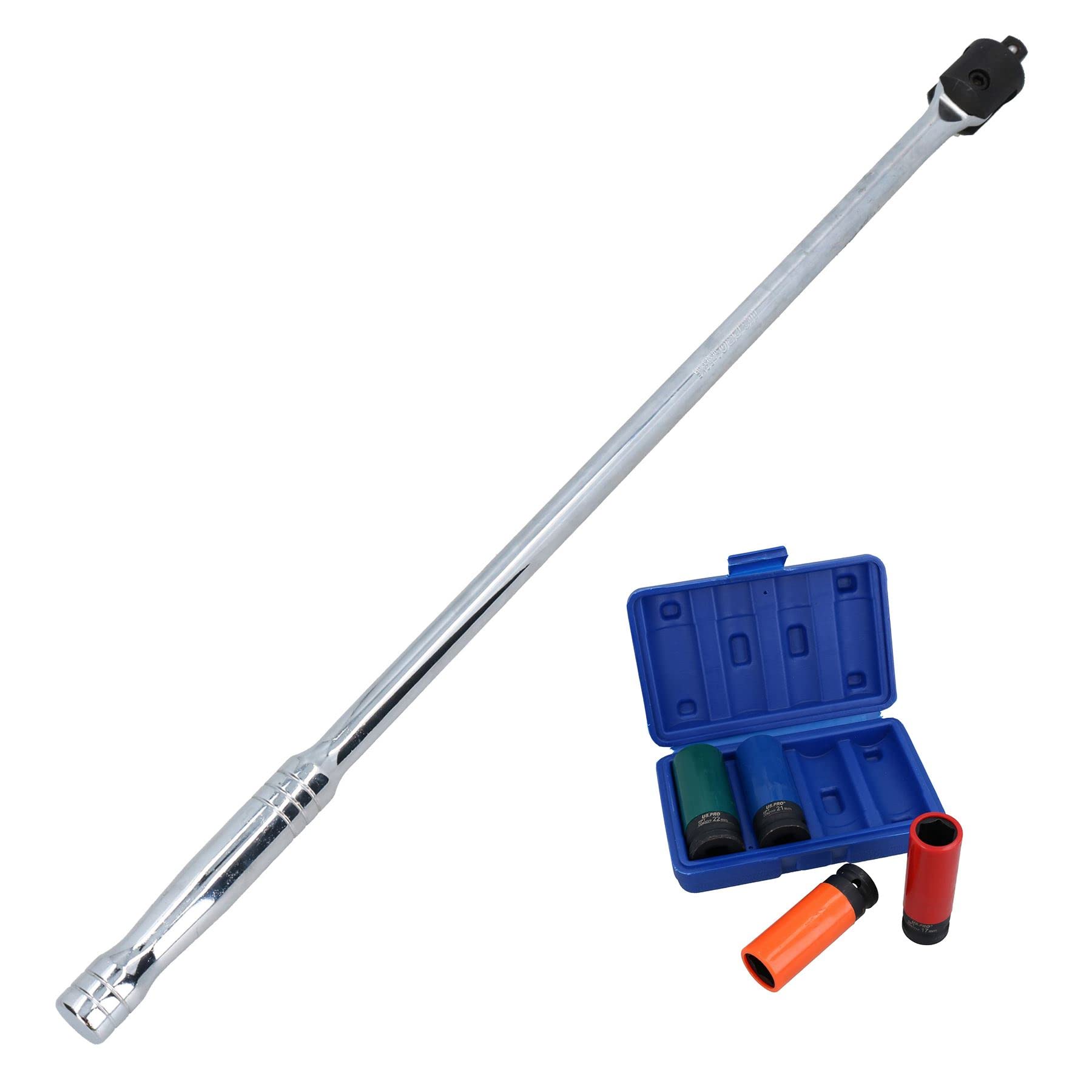 Barre de disjoncteur 1/2 et douilles de 17-22 mm pour changer vos pneus de voiture facilement
