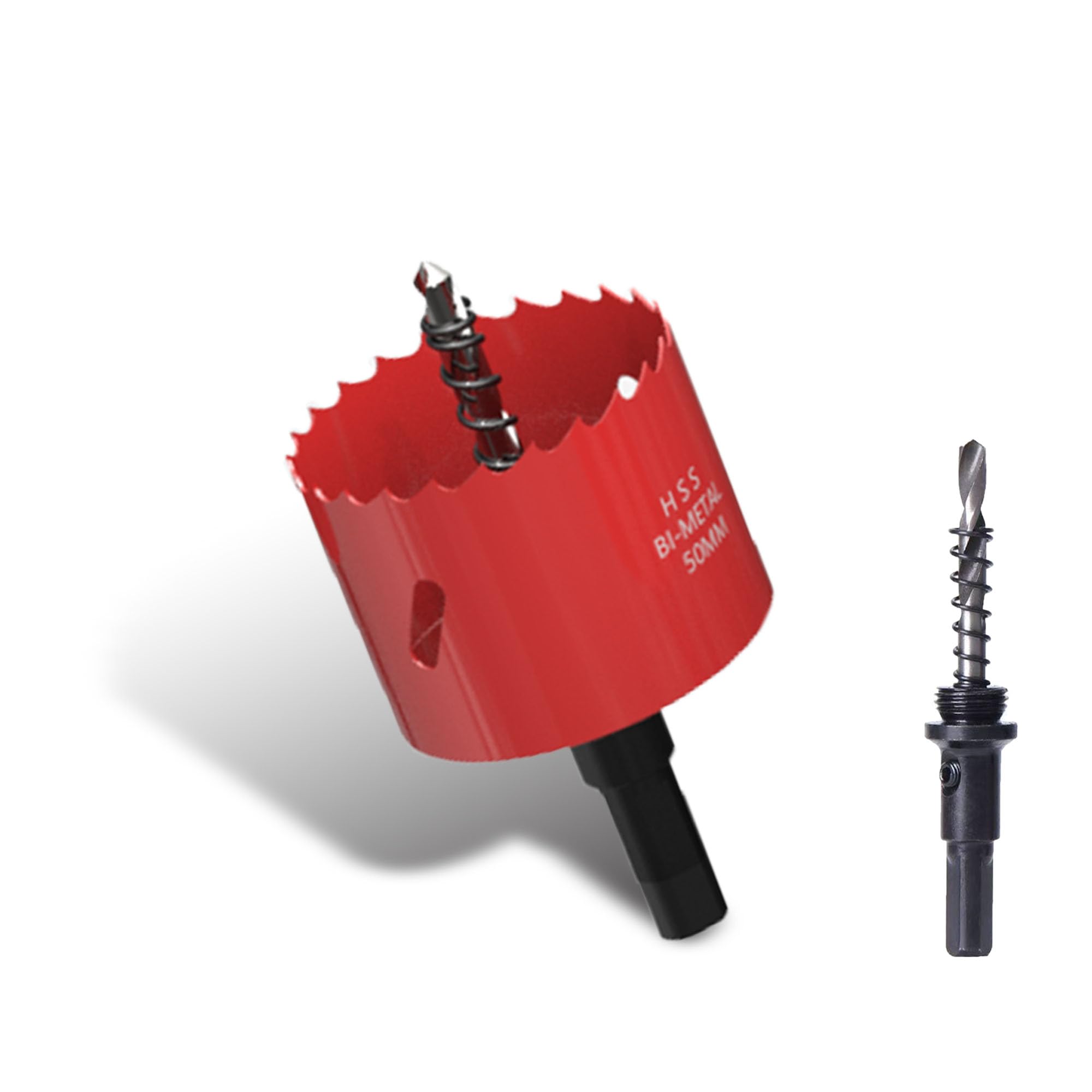 50mm Hole Saw, Bi-Metal Hole Saws Cutter, HSS Drill Bit with Arbor for Wood, Plastic, Drywall, Ceiling Lights & Soft Metal, Smooth Fast Cutting