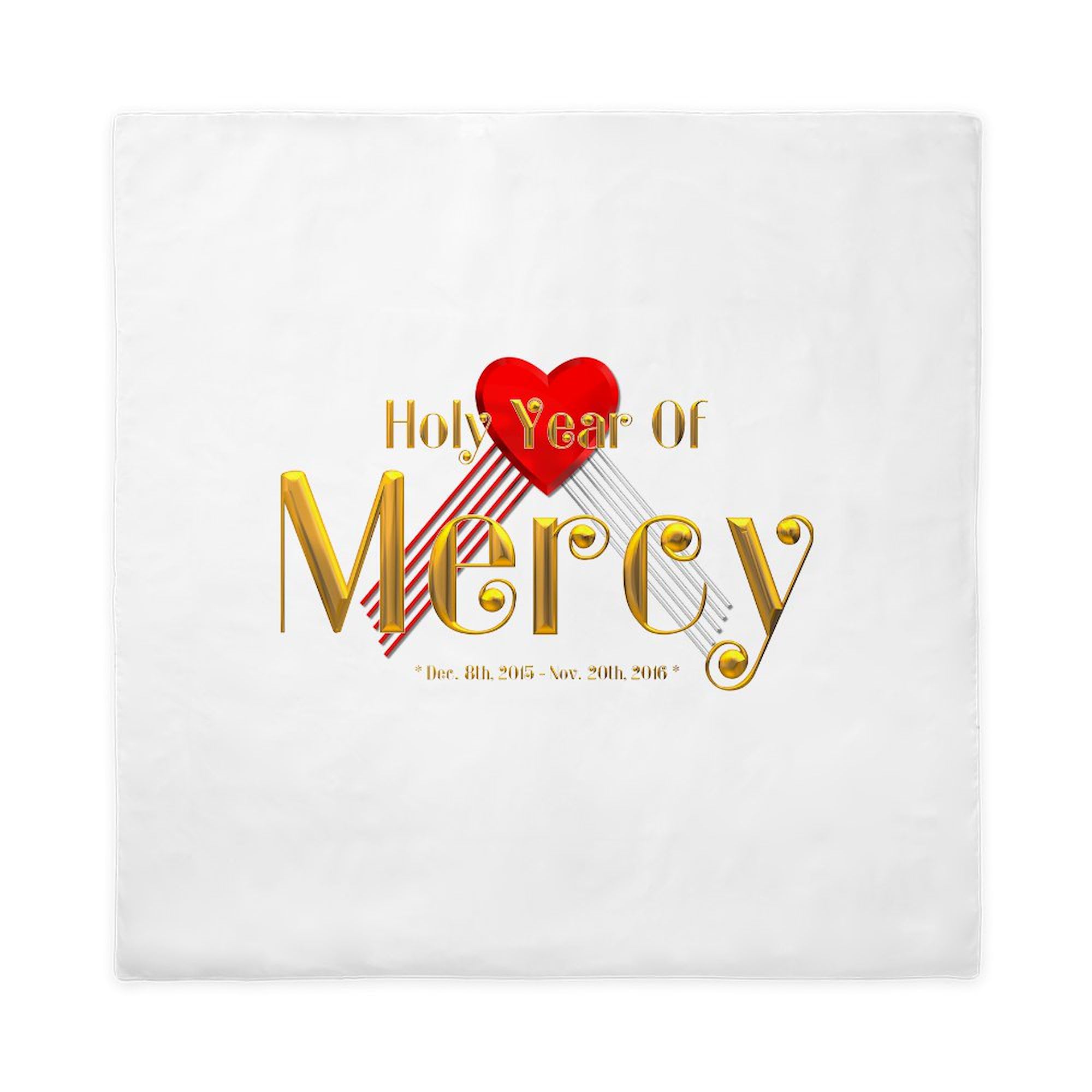 CafePress Holy Year of Mercy Queen Duvet Cover, Printed Comforter Cover, Unique Bedding