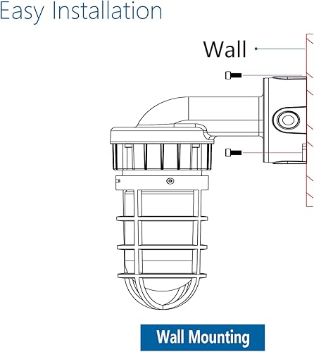 Miniatura 6 de Sokply Luz LED a prueba de vapor de explosión UL844 certificada 40W 5600LM (160W HPS Eqv.), Clase I División II Lugares peligrosos Industria