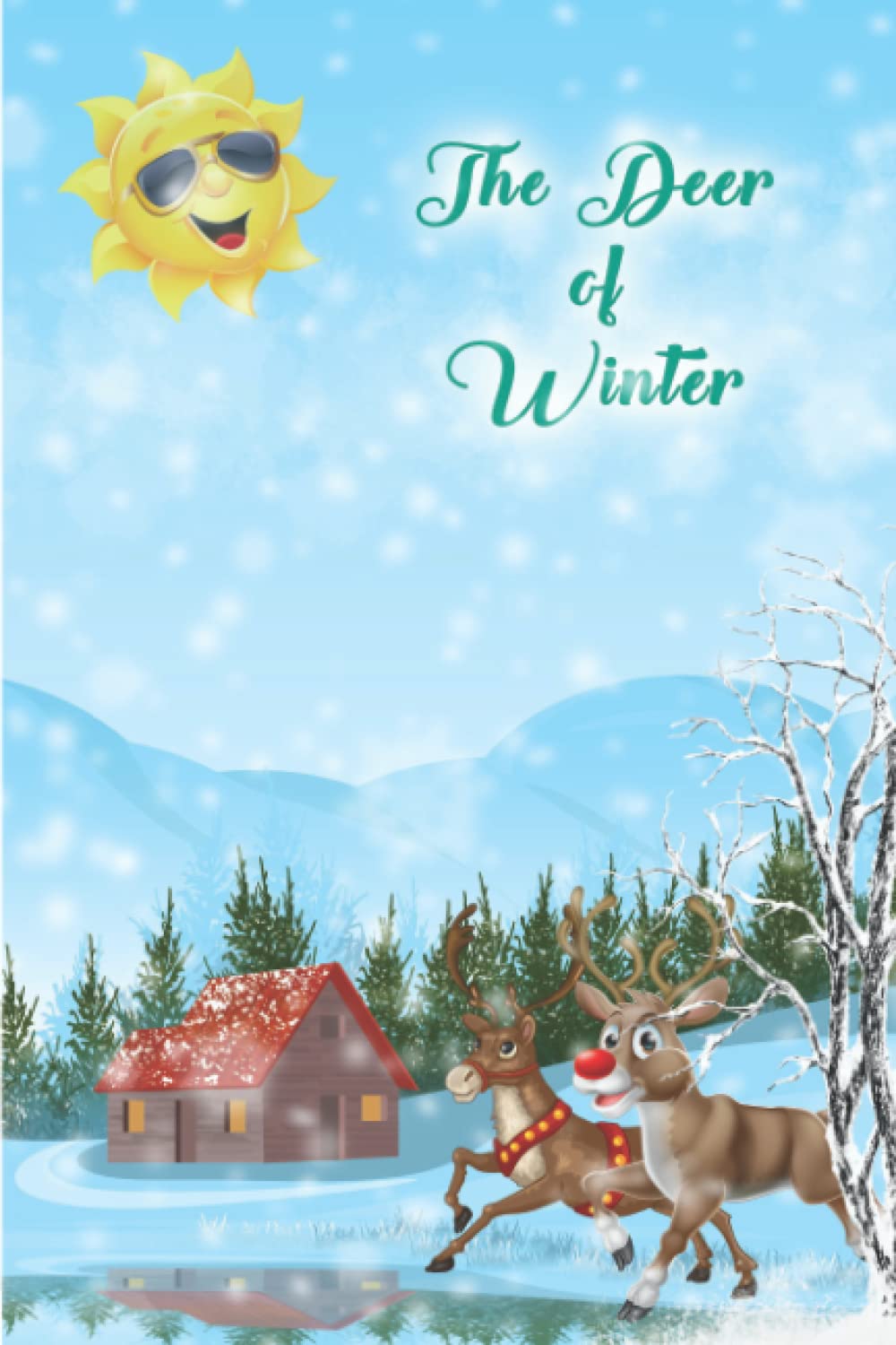 The Deer Of Winter: Merry Christmas Winter Snow Deer Journal Notebook For Kids | Gift For Dad, Mom, Son, Sister, Brother, Granny, Friends