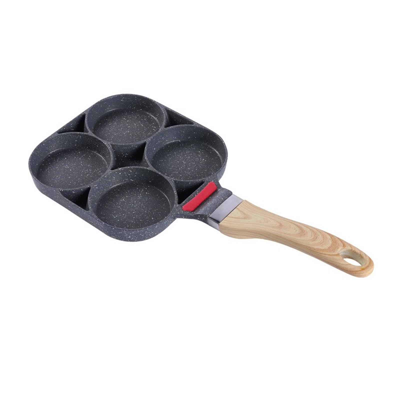 Tsophreniq 4 Holes Aluminum Eggs Pans Thickened Steak Pancake Omelets Frying Pans Practical Kitchenwares Breakfast Cooking Tool Home Appliances