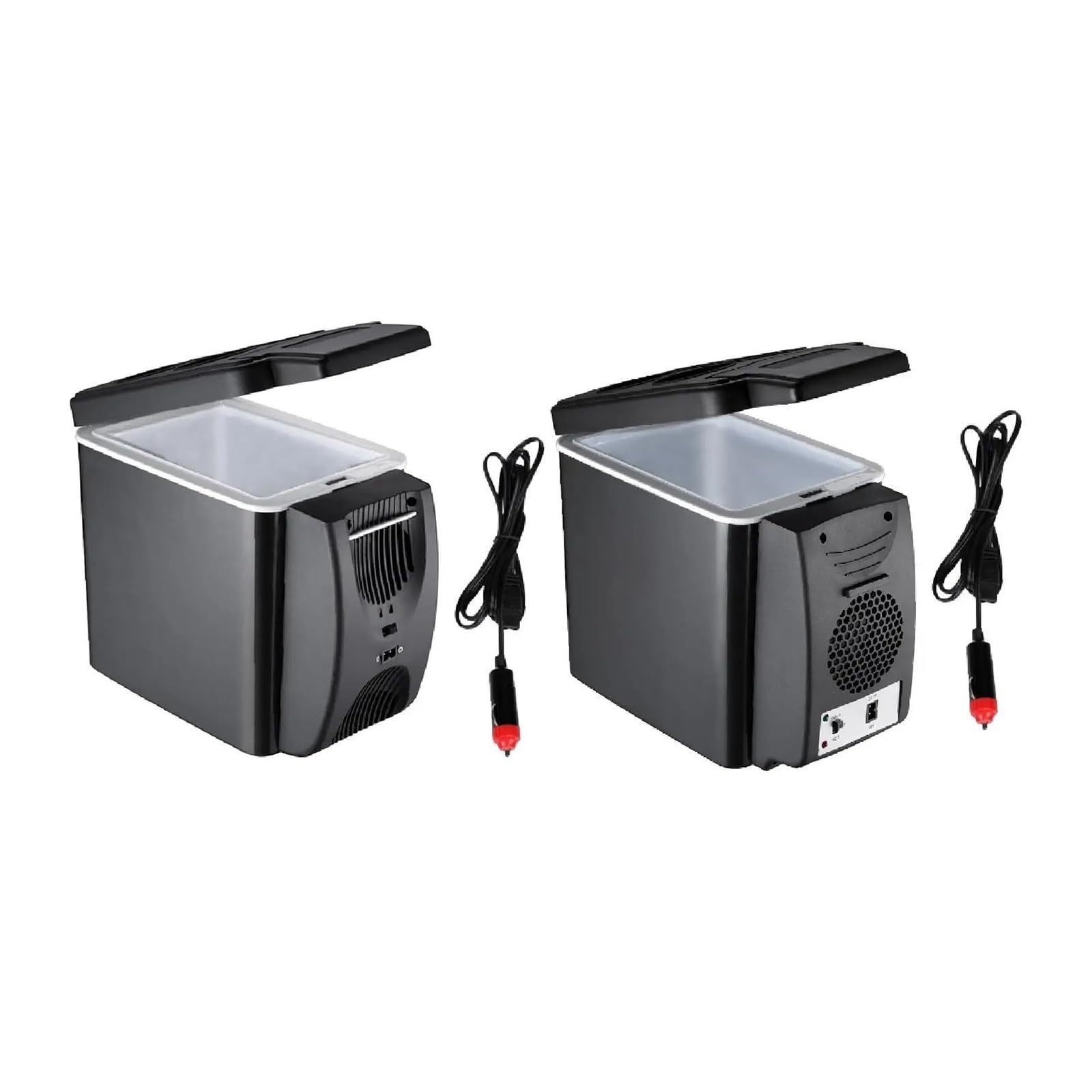 Refrigerador portátil pequeño for Coche, for Acampar, Dormitorio, vehículo, Mini refrigerador(Single Hole)