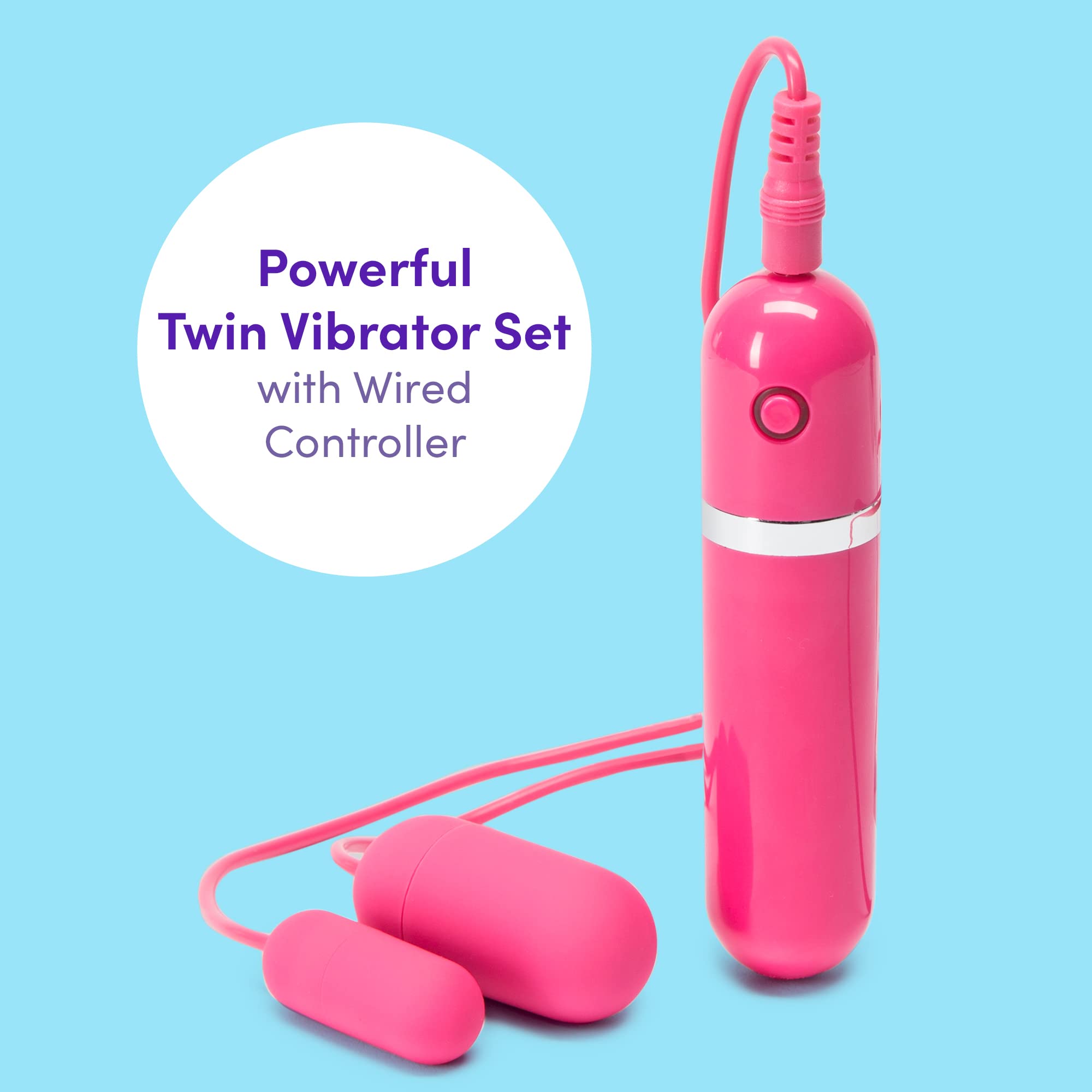 Amazon.com: Lovehoney Bedtime Double Bullet Vibrator - Wired Remote  Controlled Bullet Vibrator for Women - Mini Bullet Massager with 7  Vibration Patterns & 3 Speeds - Pink : Health & Household