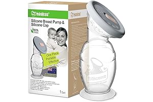 Haakaa Manual Breast Pump 4oz/100ml - Portable, One-Piece Design with Enhanced Suction...